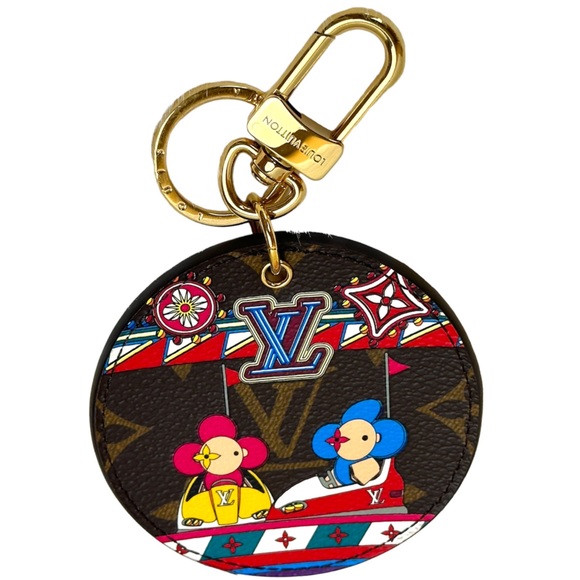 Limited Edition Louis Vuitton Illustre Vivienne Funfair Bag Charm & Key Holder - Picture 7 of 8
